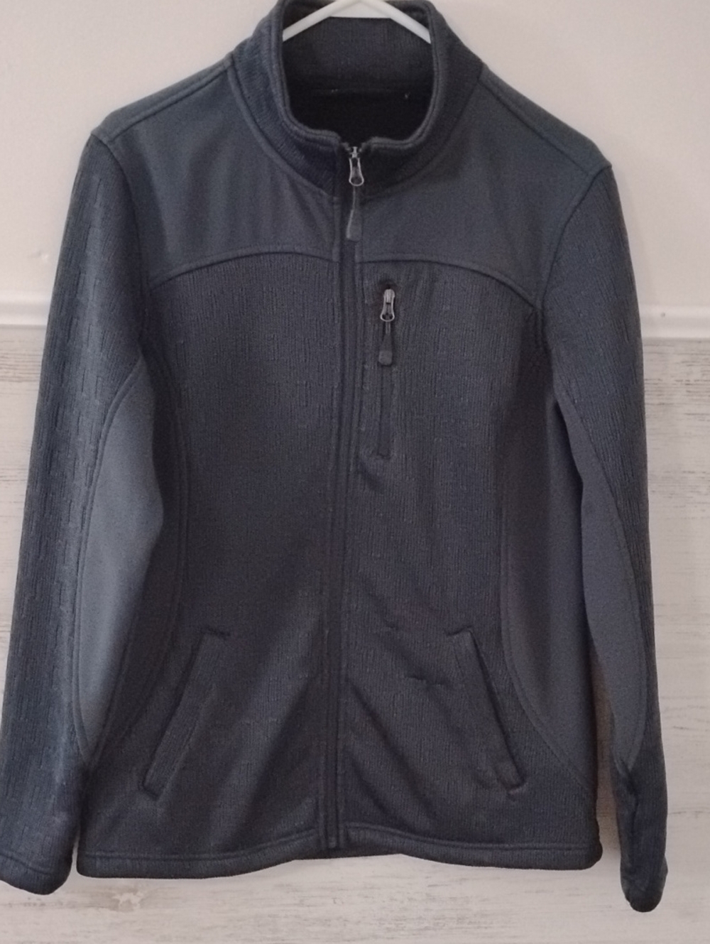 Swiss Tech Men's Charcoal Full-Zip Jacket